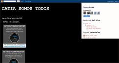 Desktop Screenshot of catiasomostodos.blogspot.com