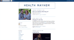 Desktop Screenshot of health-mayhem.blogspot.com
