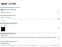 Tablet Screenshot of health-mayhem.blogspot.com