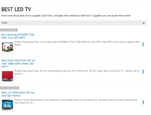 Tablet Screenshot of bestlcdtvsupplies.blogspot.com