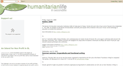 Desktop Screenshot of humanitarianlife.blogspot.com