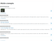 Tablet Screenshot of misioncronopio.blogspot.com