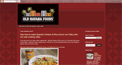 Desktop Screenshot of oldhavanafoods.blogspot.com