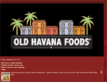 Tablet Screenshot of oldhavanafoods.blogspot.com