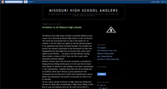 Desktop Screenshot of missourihighschoolanglers.blogspot.com