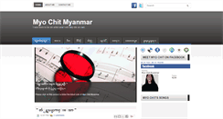 Desktop Screenshot of myochitmyanmar.blogspot.com