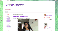 Desktop Screenshot of bhavanacreation.blogspot.com