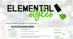 Desktop Screenshot of elementalstyles.blogspot.com