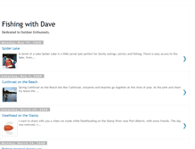 Tablet Screenshot of fishingwithdave.blogspot.com