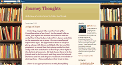 Desktop Screenshot of myjourneythoughts.blogspot.com