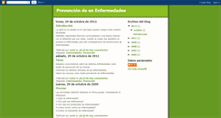 Desktop Screenshot of prevenciondeenenfermedades.blogspot.com