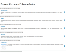 Tablet Screenshot of prevenciondeenenfermedades.blogspot.com