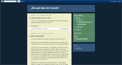 Desktop Screenshot of dequeladodelmundo.blogspot.com