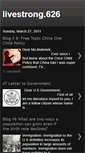 Mobile Screenshot of livestrong626.blogspot.com