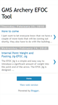 Mobile Screenshot of gmsarcherytools.blogspot.com