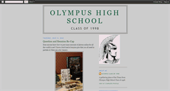 Desktop Screenshot of olympushighclassof98.blogspot.com