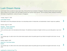 Tablet Screenshot of lushdreamhome.blogspot.com