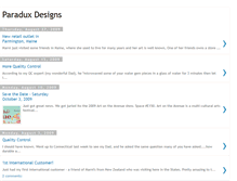 Tablet Screenshot of paraduxdesigns.blogspot.com