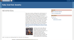 Desktop Screenshot of fakeicedoutgearjewelry.blogspot.com