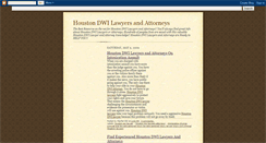 Desktop Screenshot of houstondwilawyersandattorneys.blogspot.com