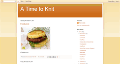 Desktop Screenshot of a-time-to-knit.blogspot.com