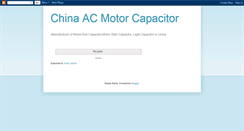 Desktop Screenshot of chinacapacitor.blogspot.com