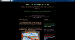 Desktop Screenshot of prettypaintedpapers.blogspot.com