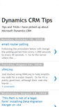 Mobile Screenshot of dynamicscrmtips.blogspot.com