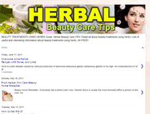 Tablet Screenshot of herbs-for-beauty.blogspot.com