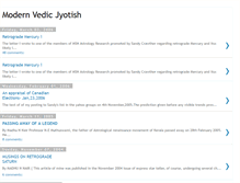 Tablet Screenshot of modernvedicjyotish.blogspot.com