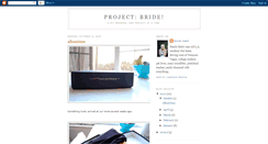 Desktop Screenshot of projectbride.blogspot.com