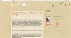 Desktop Screenshot of lambsblood.blogspot.com