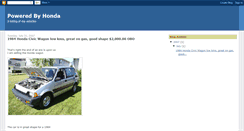 Desktop Screenshot of poweredbyhonda.blogspot.com