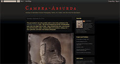 Desktop Screenshot of cameraabsurda.blogspot.com
