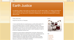 Desktop Screenshot of earthjustice.blogspot.com