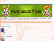 Tablet Screenshot of amigurumis4you.blogspot.com
