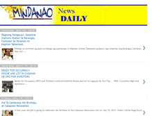 Tablet Screenshot of mindanaonewsdaily.blogspot.com
