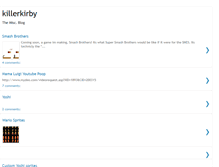 Tablet Screenshot of killerkirbysblog.blogspot.com