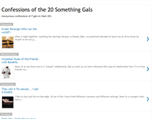 Tablet Screenshot of confessionsofthe20somethinggals.blogspot.com