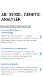 Mobile Screenshot of abi3500xlgeneticanalyzer.blogspot.com