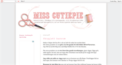 Desktop Screenshot of misscutiepieinspiration.blogspot.com