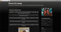 Desktop Screenshot of lesleyandtrevor.blogspot.com