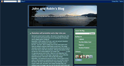 Desktop Screenshot of johnandrobinsblog.blogspot.com