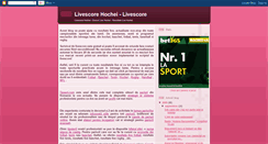 Desktop Screenshot of livescore-hochei-livescore.blogspot.com