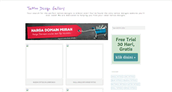 Desktop Screenshot of designtattoogallery.blogspot.com