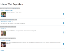 Tablet Screenshot of lifeofthecupcakes.blogspot.com