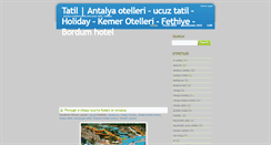 Desktop Screenshot of antalyaotelleri07.blogspot.com