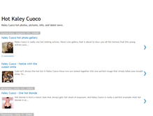 Tablet Screenshot of hot-kaley-cuoco.blogspot.com