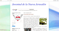 Desktop Screenshot of juventudesdelanuevajerusalen.blogspot.com