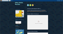 Desktop Screenshot of okiedokieduckie.blogspot.com